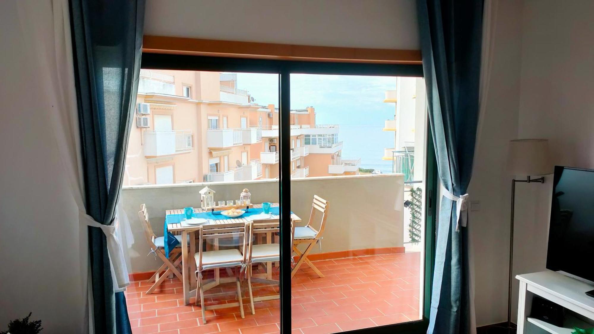 Cantinho Do Sol - Sea View, Quiet, Cozy And Relaxing Flat Armação de Pêra Εξωτερικό φωτογραφία